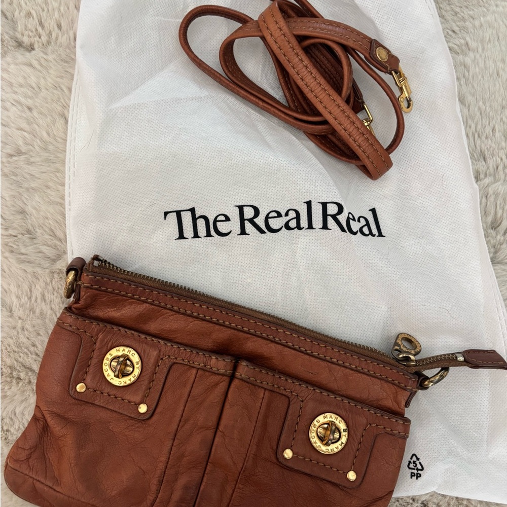 Brown Leather Crossbody Bag